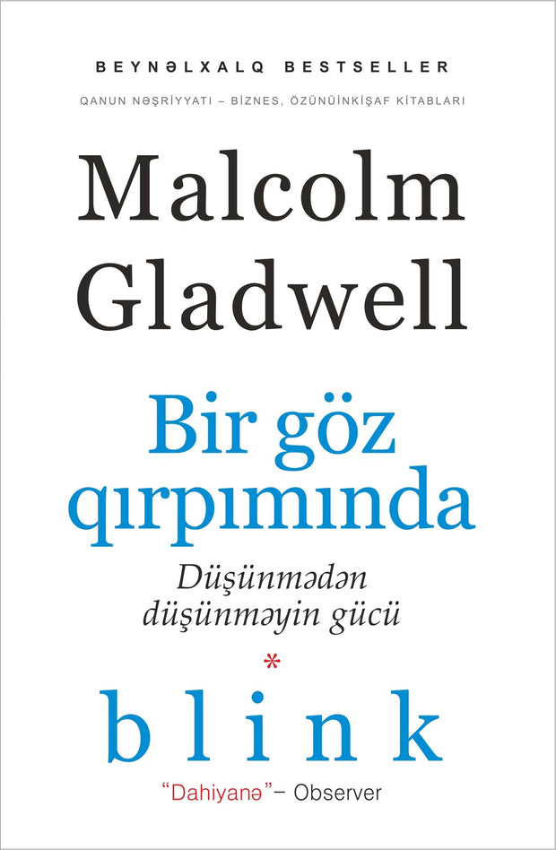 Bir göz qırpımında - Malcolm Gladwell - SizinKitab