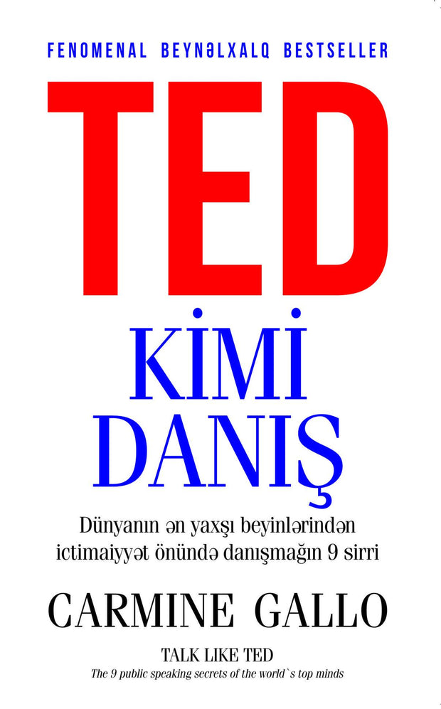 Ted kimi danış - Carmine Gallo - SizinKitab