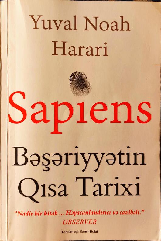 Sapiens. Bəşəriyyətin Qısa Tarixi - Yuval Noah Harari