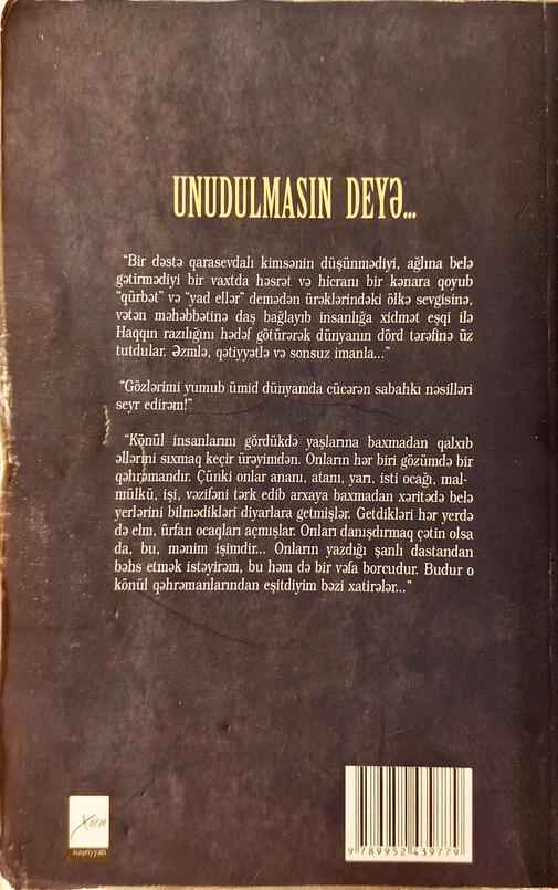 Adsız Qəhrəmanlar Unudulmasın deyə - İdris Gürsoy