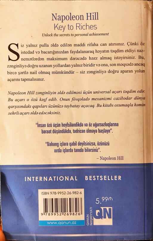 Zəngilinliyin Açarı - Napoleon Hill