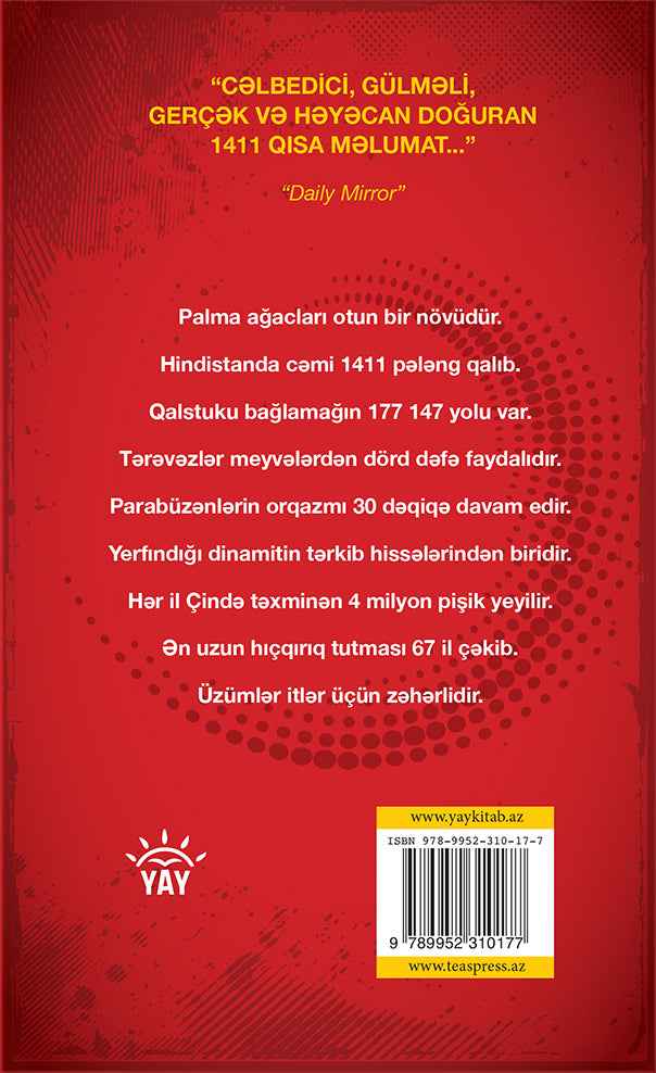 Sizi təəccübləndirəcək 1411 çox maraqlı fakt