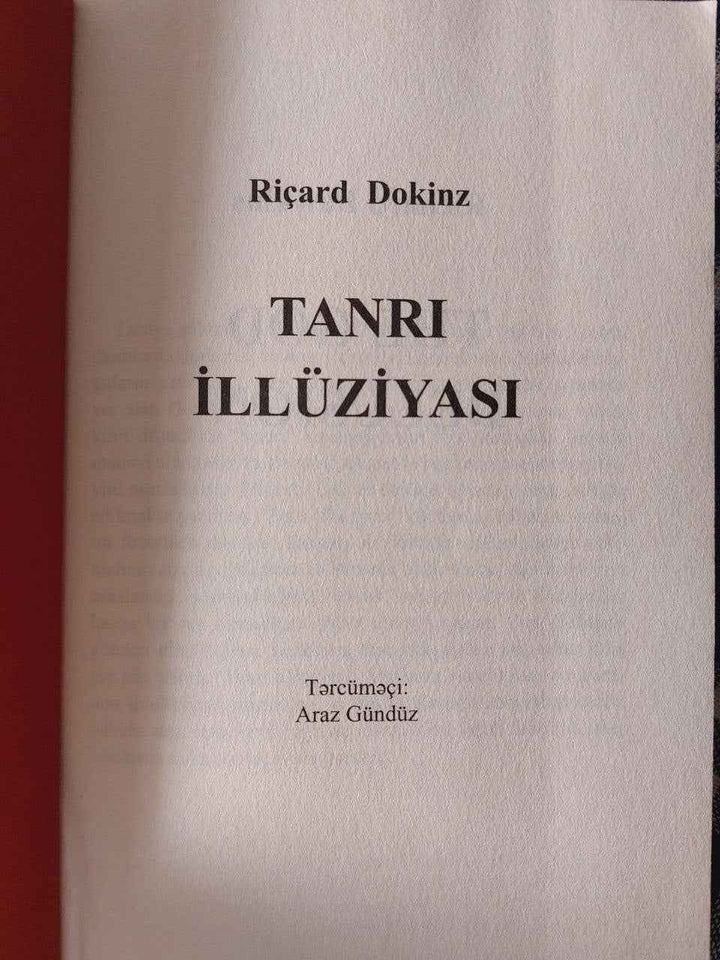 Tanrl İlluziyası - Riçard Dovkinz - 2-ci əl